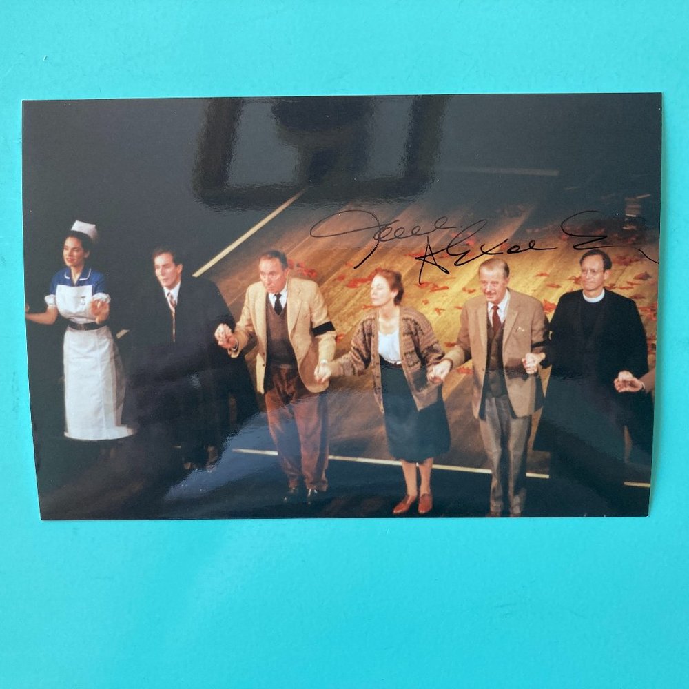 Jane Alexander Signed photo 4”X5” Broadway Shadowlands Curtain Call Tony Award